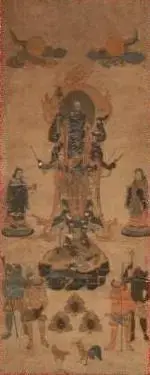 写真：青面金剛掛け軸