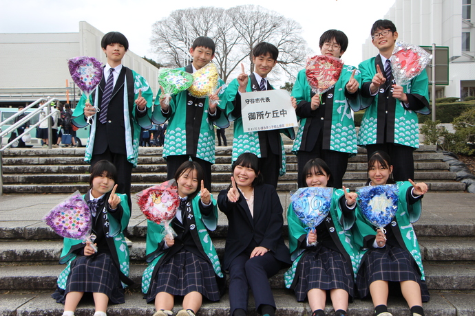 写真：県大会終了後の記念撮影