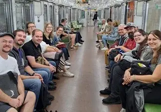 写真：東京観光の様子