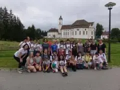 写真：マインブルクでの記念撮影