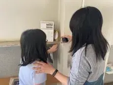 写真：エッグハントの様子