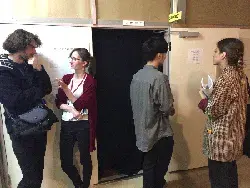 写真：オープンスタジオの様子