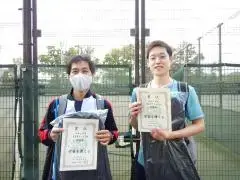 男子2位ペアの写真