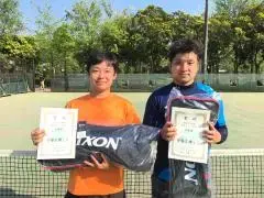 写真：準優勝ペア