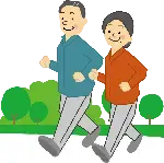 イラスト：ジョギング