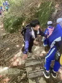 写真：筑波山遠足の様子2