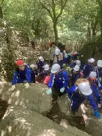 写真：筑波山遠足の様子4