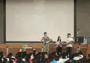 写真：児童からのお礼