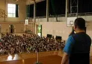 写真：生徒への挨拶