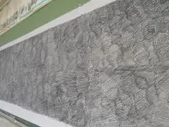 写真：笑う机をトレースしたもの