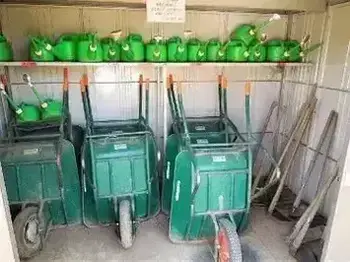 農具（一輪車）の写真