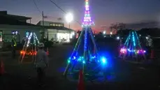 写真：竹灯り点灯式