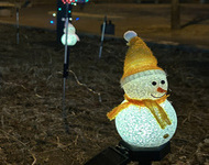 イルミネーション雪だるま