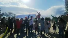 写真：じゃんけん大会の様子