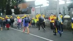 写真：あいさつ運動