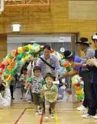 写真：ようこそ守谷へのお出迎えの様子