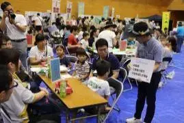 写真：ようこそ守谷への交流の様子