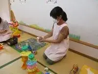 写真：除菌タイムの様子1