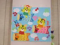 写真：こいのぼりの壁飾り