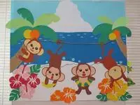 写真：南の島の壁飾り