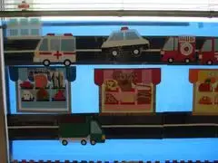 写真：お店屋さんの飾り