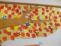 写真：秋の壁飾り