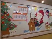 写真：サンタさんがやってきた