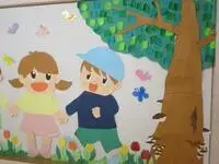 写真：葉桜の壁飾り3