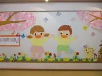 写真：春の壁飾り