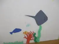 写真：7月・8月の壁面飾り4