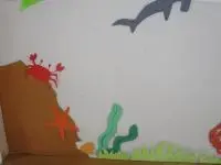 写真：7月・8月の壁面飾り2