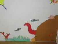 写真：7月・8月の壁面飾り1