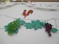 写真：9月の壁面飾り3