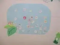 写真：青いあじさいのイラスト