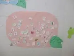 写真：ピンクのあじさいのイラスト