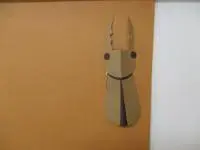 写真：クワガタムシの壁面飾り