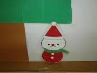 写真：12月の壁面飾り2