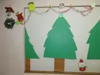 写真：12月の壁面飾り3