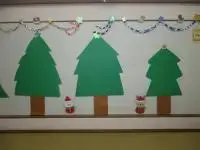 写真：12月の壁面飾り1