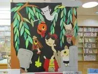 写真：おばけの壁飾り