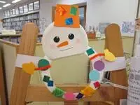 写真：雪だるまの飾り