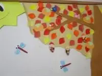 写真：おはなしのへやの秋の飾り