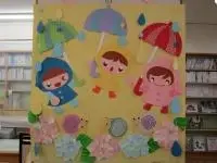 写真：6月の壁飾り