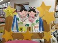 写真：七夕の飾り