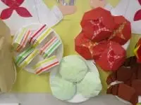 写真：パンの壁飾り