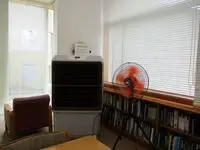 写真：扇風機と冷風機