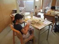 写真：化石発見