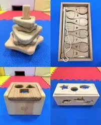 写真：おもちゃの木質化