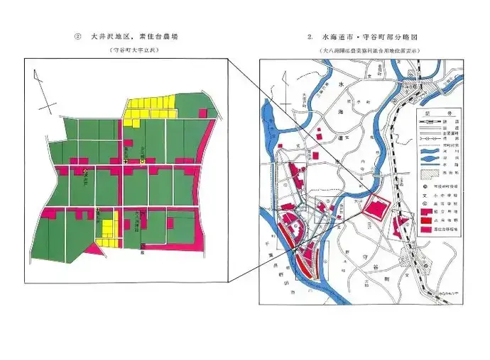 地図：大井沢地区素住台農場