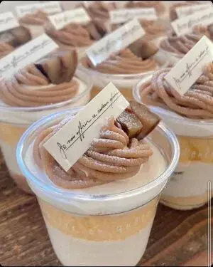 写真：守谷産栗のモンブラン